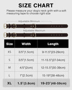 Joytale Genuine Leather Dog Collar - Image 3