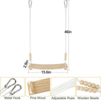 Arc-Shaped Chicken Swing Perch Enrichment Toys Handmade, Chicken Accessories - Image 2