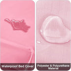 DUJUIKE Waterproof Bed Cover for Dog and Cats, Pet Hair Resistant Bed Sheet - Image 2