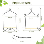 4PK Metal Frame Hummingbird Swings and Perches - Image 2