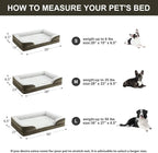Orthopedic Dog Bed for Large Dogs, Egg Crate Foam Bed for Large Dogs, Equipped - Image 4