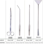 VORESTIC 4Pcs Aquascaping Tools, Stainless Steel Aquarium Tweezers, Scissors - Image 2