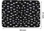 Comsmart Dog Blankets for Small Dogs, 6 Pack Puppy Blanket Cute Paw Print Pet - Image 5