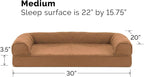 Furhaven Orthopedic Dog Bed for Medium/Small Dogs w/ Removable Bolsters & - Image 3