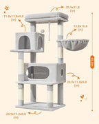 Taoqimiao Cat Tree, 49-Inch Cat Tower - Image 2