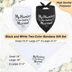 SZEE 2 Pack My Humans are Getting Married Dog Bandanas, Wedding or Engagement - Image 4