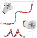 Bird Rope Perches, Parrot Toys 41 inches Rope Bungee Bird Toy - Image 4