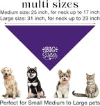 Big Sister Dog Bandanas, Pet Scarf Accessories, Pet Triangle Scarf, Dogs Bandana - Image 3