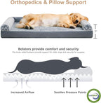 BFPETHOME Dog Beds for Large Dogs, Orthopedic Dog Bed for Medium Large Dogs - Image 3