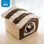 Best Pet Supplies Dog House Bed Crate Mat Tent Indoor Round Soft Plush - Image 5