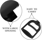 Cabilock Pet Poop Scoop Long Handle Dog Waste Picker Outdoor Cleaning Tool Black - Image 3