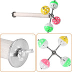 Stand Perch Toy with Rotating Balls - Image 3