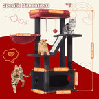Taoqimiao Gothic Cat Tree, 38.5-Inch Cat Tower - Image 7