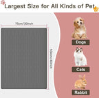 Largest Dog Food Mat, 39.5"x29.5" Silicone Dog and Cat Mat - Image 2