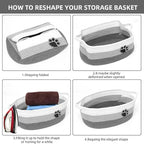 7 Pcs Puppy Dog Toys Storage Basket Set Dog Gift Chew Toys - Image 4