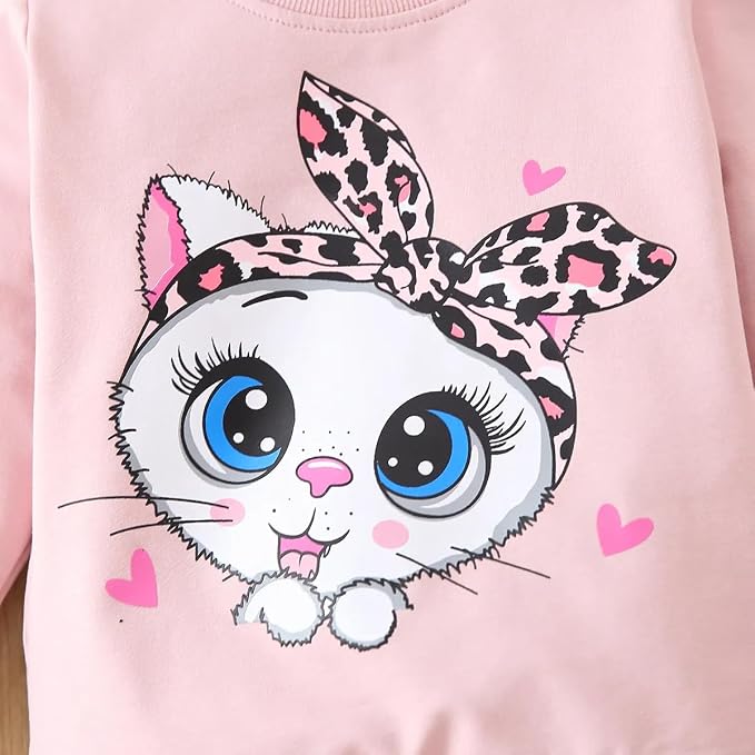 Toddler Baby Girls Clothes Long-sleeve Tie Dye Hoodie Sweatshirt Pants Hooded - Image 3