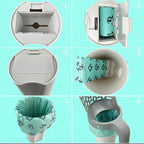 Cat Litter Scooper with Trash Container, Portable Litter Scoop Holder, Litter - Image 5