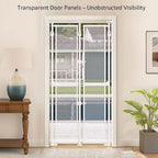 unipaws Transparent Clear Cat Safety Gate, Auto Closing and No Drilling Plus - Image 7