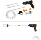 Manual Aquarium Gravel Cleaner, 132GPH Fish Tank Siphon Vacuum Cleaner - Image 8
