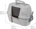 IRIS USA Corner Cat Litter Box Enclosed - Image 2