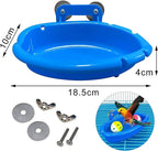 Bird Bath for Cage with 3 Balls Bird Tub Bowl Basin Hanging Birdbath Toy Pet - Image 2
