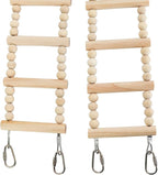 Bird Ladder Bridge, Wooden Pet Hamster Climbing & Swing Toys, Cage Accessories - Image 4