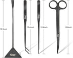 hygger Long Stainless Steel Premium Aquarium Tools, - Image 3