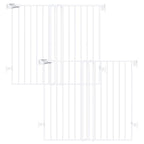 Babelio Baby Gate for Stairs, Kitchen & Doorways, No Bottom Bar| Easy Install| by BABELIO