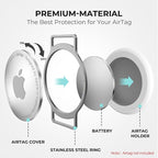 AirTag Cat Collar, Breakaway Cat Tracker Collar, Airtag Holder Compatible - Image 4
