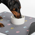 Cat Food Mat Absorbent Dog Mat for Food and Water Non Slip Quick Dry Dog Bowl - Image 3