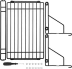 Okllen Bird Perch Stand, Bird Cage Platform Wire Patio Sundeck Playground - Image 3