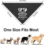 I'm Always Getting Picked Up by Women Black Dog Bandana, Christmas Birthday - Image 2
