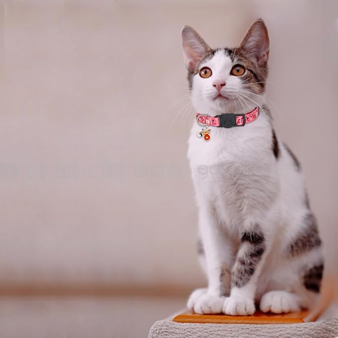 Christmas Cat Collar, Cotton 2 Pack Cat Collar - Image 2