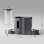 Gardner Pet Automatic Gravity Cat Food Feeder and Water Dispenser Stainless - Image 9