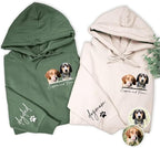 Personalized Embroidered Dog Hoodie, Personalised One-Line Dog Shirt, Unisex by MY4LOVE