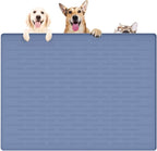 39.4"x29.5" Large Pet Food Mat, Silicone Dog Mats by WelcometoULTIBE