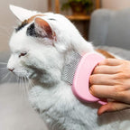 Leo's Paw The Original Pet Hair Removal Massaging Shell Comb Soft Deshedding - Image 5
