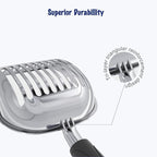 WePet Cat Litter Scoop, Aluminum Alloy Sifter, Kitty Metal Scooper, Deep Shovel - Image 3