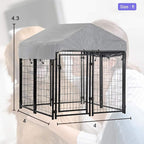 Welded Wire Dog Kennel Heavy Duty Playpen Included a Roof & Water-Resistant - Image 7