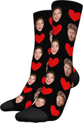D-Story Custom Face Socks, Personalized Photo Picture on Socks, Unisex Athletic by Enjoy-yjl