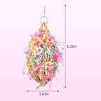 Hypeety Bird Chew Toy Bird Toy Foraging Shredding Climbing Hanging Toy - Image 2