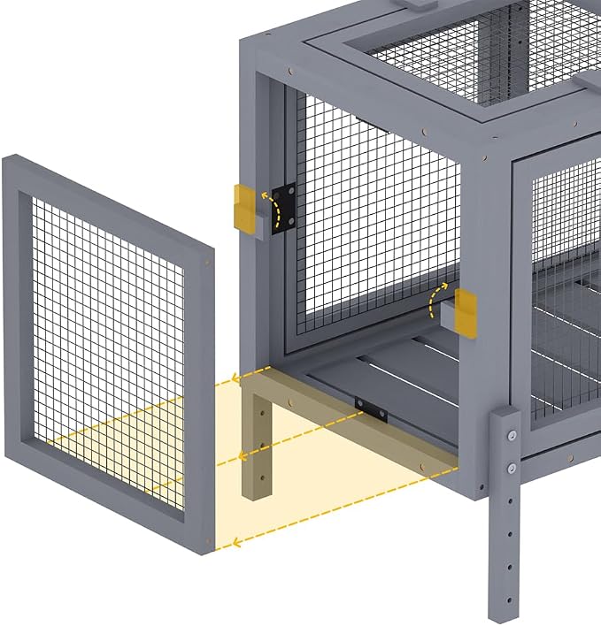 COZIWOW Wooden Cat Play Tunnel - Image 9