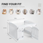 Sweetcrispy Plastic Dog Playpen - Image 7