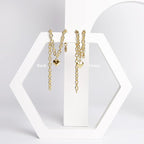 HOWWFALY Dog Collar and Cat Chain Necklace Stainless Steel Adjustable 18K Gold - Image 5