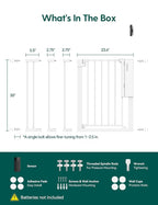 Babelio Smart Baby Gate with Auto-Unlock/Close, Pressure Mounted No Drill - Image 9