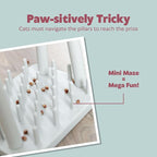 TRIXIE Cat Activity Turn Around Strategy Game, Slow Feeder, Interactive - Image 5
