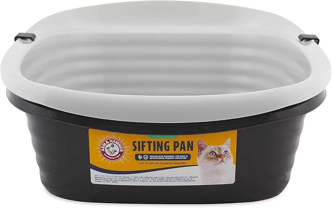 Arm & Hammer Large Sifting Litter Box Scoop Free Cat Litter Tray - Image 2