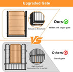 Dog Fence Outdoor Pens Outside, Portable Dog Play Pen 40" H 20 Panels Pet - Image 2