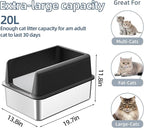 Stainless Steel Cat Litter Box - Image 2