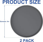 Arespark Cat Food Mat, Round Eating Plates Tray - Image 8